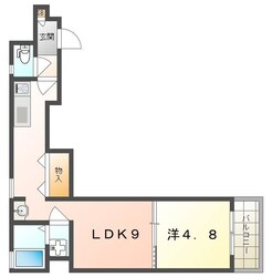 ラモーナ石原町の物件間取画像